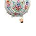 Vintage Hungary Hollohaza Hand Painted Ceramic Decanter w/ Stopper and Cords