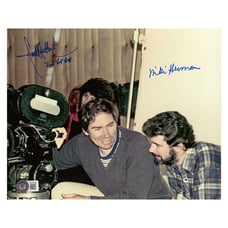 CARROLL BALLARD MIKI HERMAN SIGNED AUTOGRAPHED 8x10 PHOTO STAR WARS BECKETT BAS