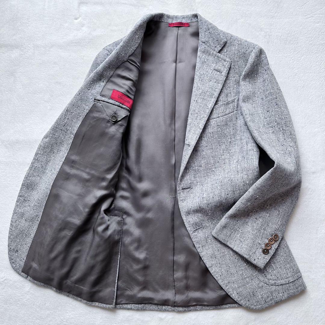 DALCUORE Tailored Jacket Business Jacket Wool Gray 42