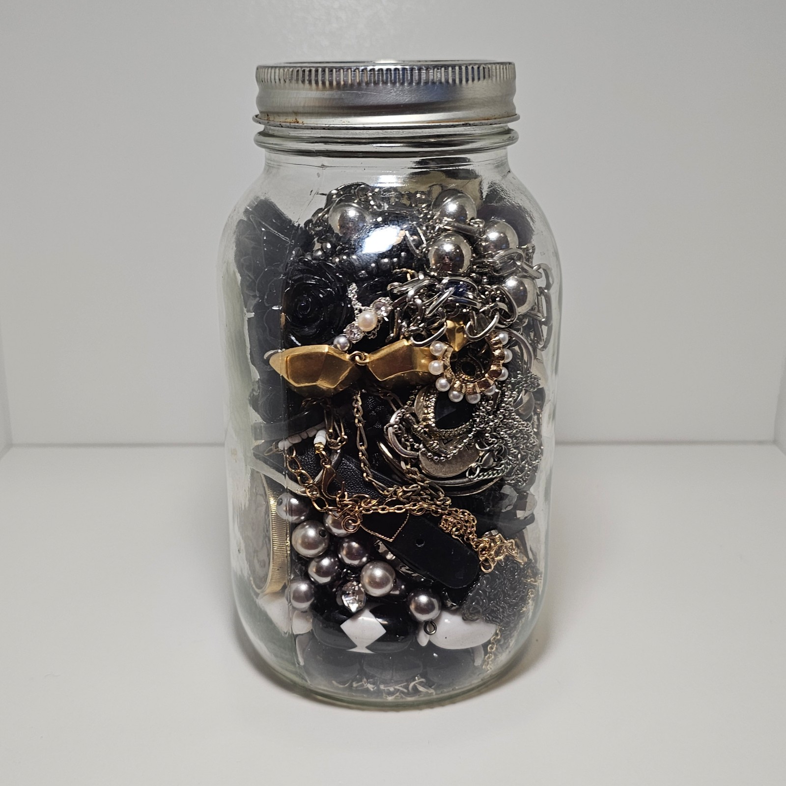 Mystery Jewelry Jar (vintage + modern)