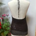 Laundry Brown sequin halter top size Petite L