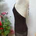 Laundry Brown sequin halter top size Petite L