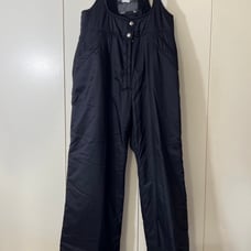 HEAD Snow Overalls Bib Womens Size 14R Snowsuit Made USA Skiwear Black