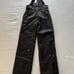 HEAD Snow Overalls Bib Womens Size 14R Snowsuit Made USA Skiwear Black
