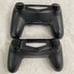 (2) Sony CUH-ZCT1U PS4 DualShock4 Black Bluetooth Wireless Gaming Controllers (H