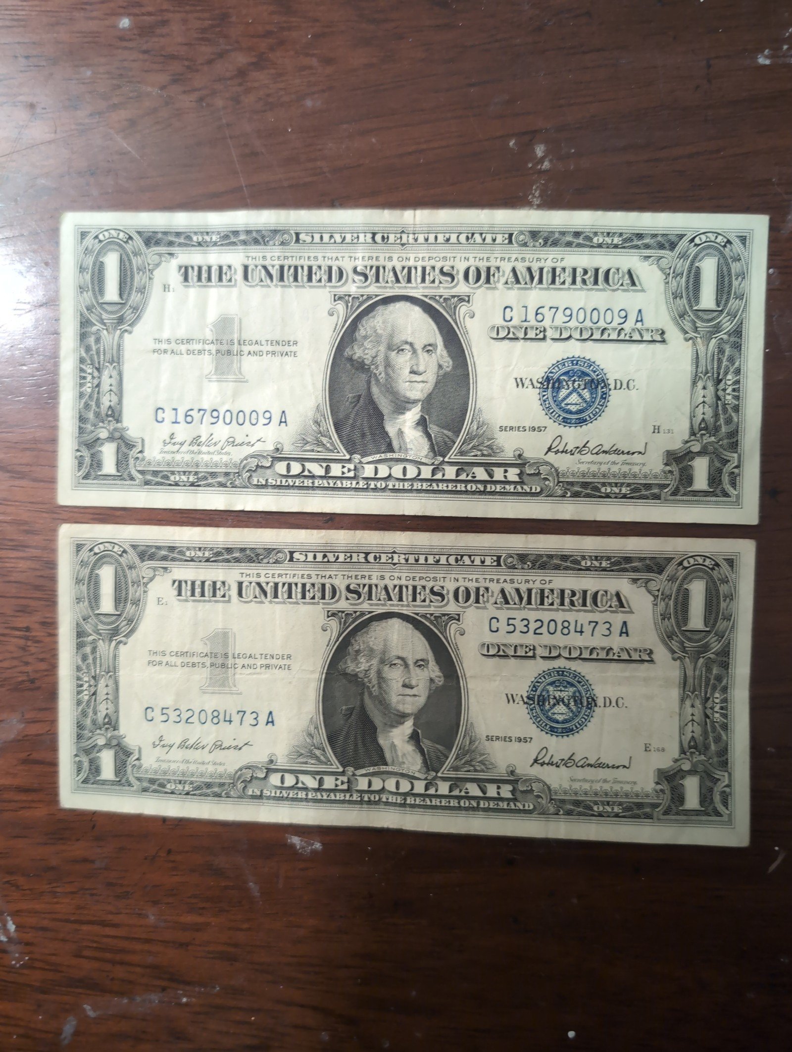 Silver Notes 1957