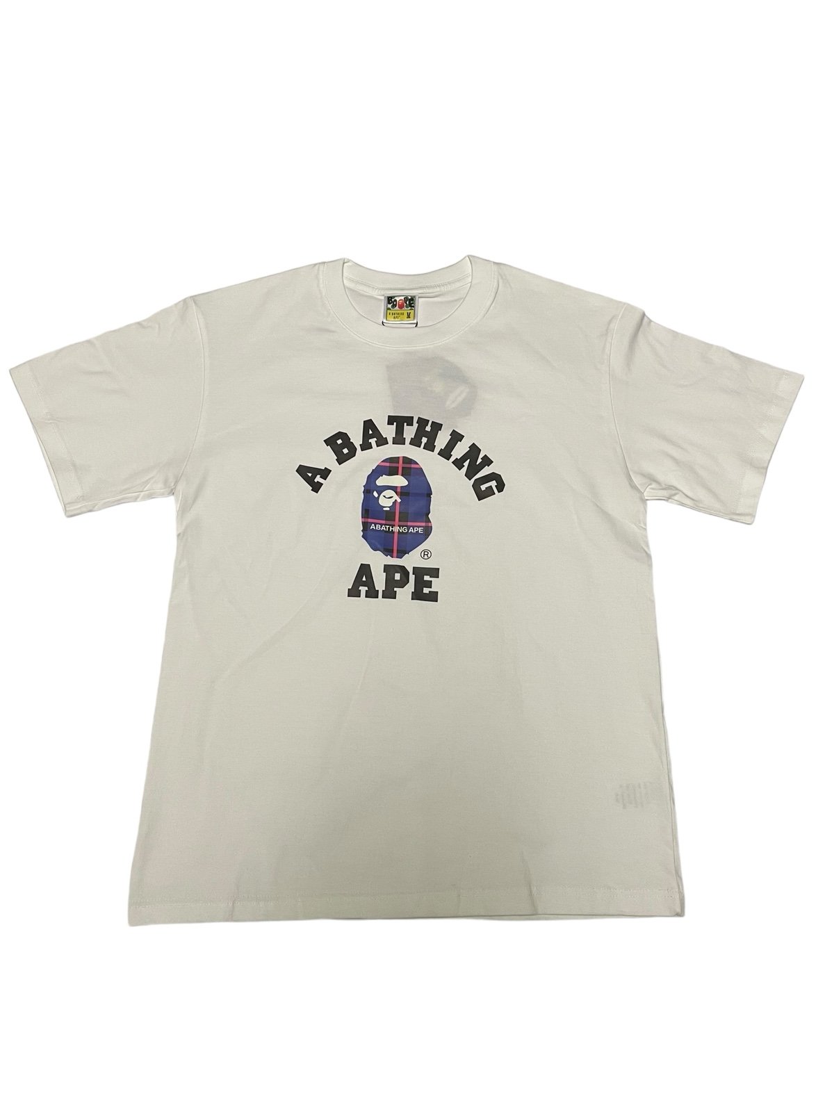 A Bathing Ape Check College Tee