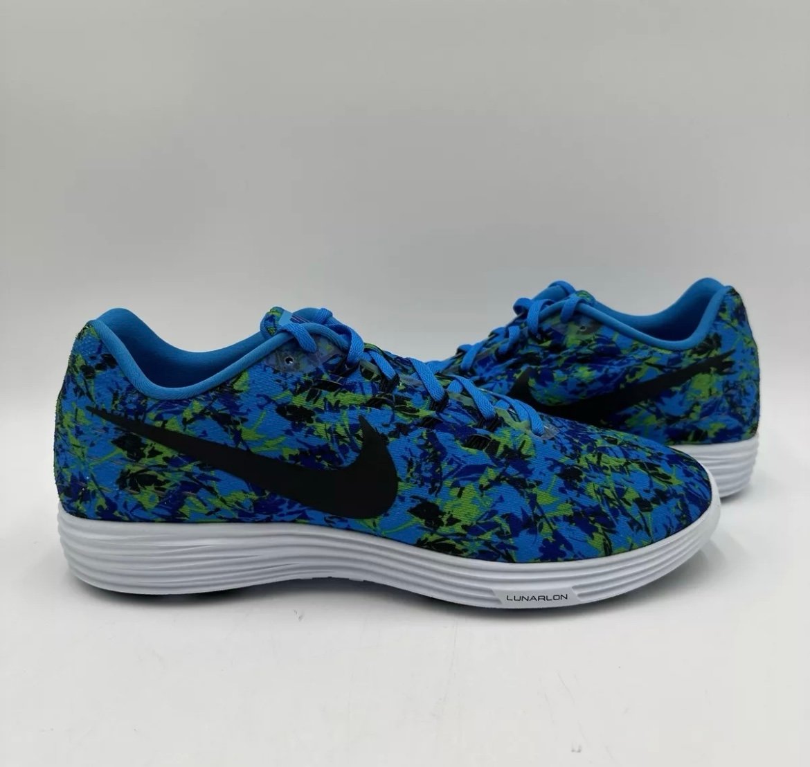 NEW & BOX-Nike Lunar Tempo 2 RF Jungle Pack Blue Si831418-400 Run Shoes-Mens 9.5