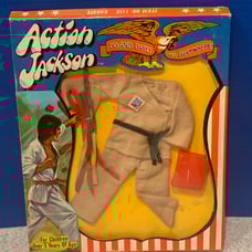 1971 Action Jackson 1116 Beige Karate Outfit New In Original Box