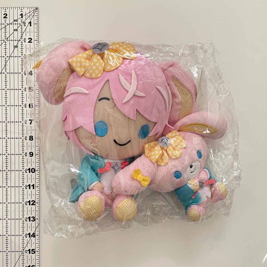 Hypnosis Mic SANRIO NAKAYOKU EDIT Plush Set Ramuda Amemura x Bonbonribbon