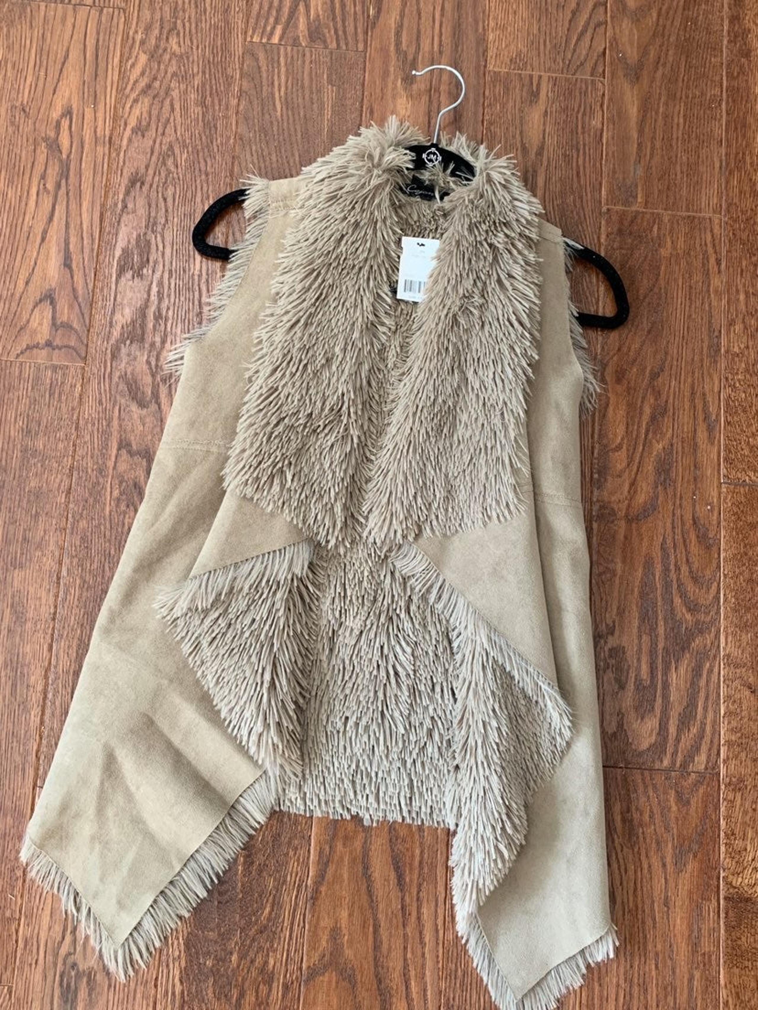 faux fur vest