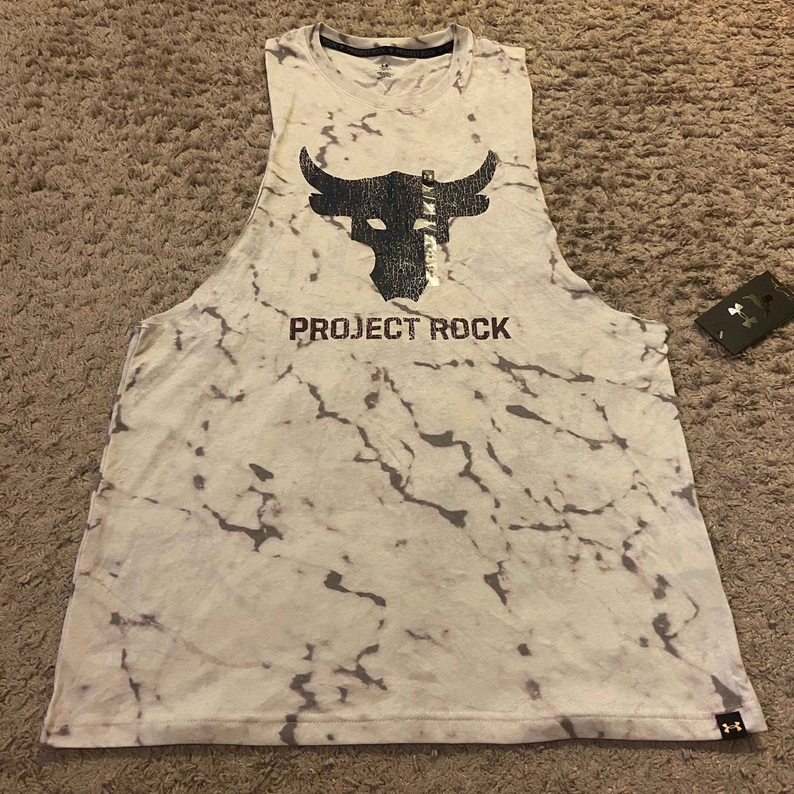 Men's Under Armour Project Rock Brahma Bull Muscle Tank Top