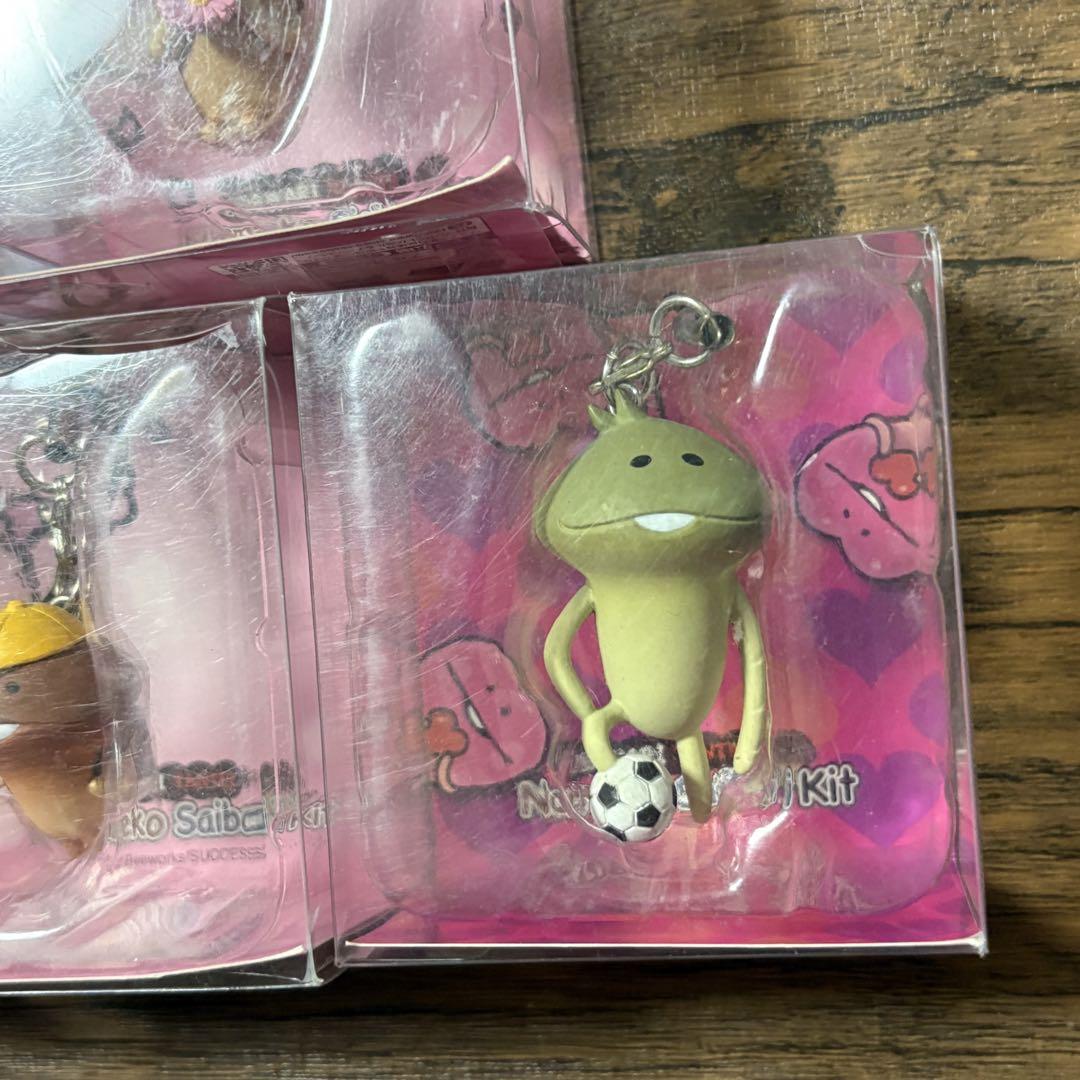 なめこ栽培キット Collection Figure & Zipper Charm Set - Cat