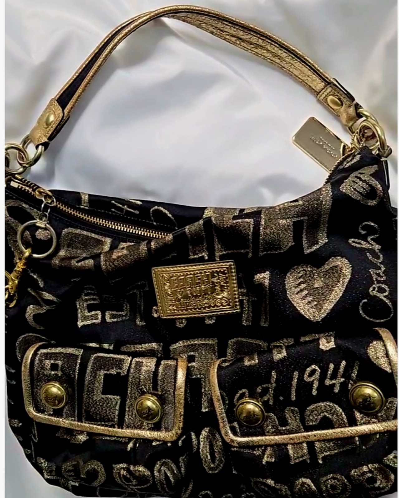 COACH STORYBOOK POPPY GLAM GLITTER