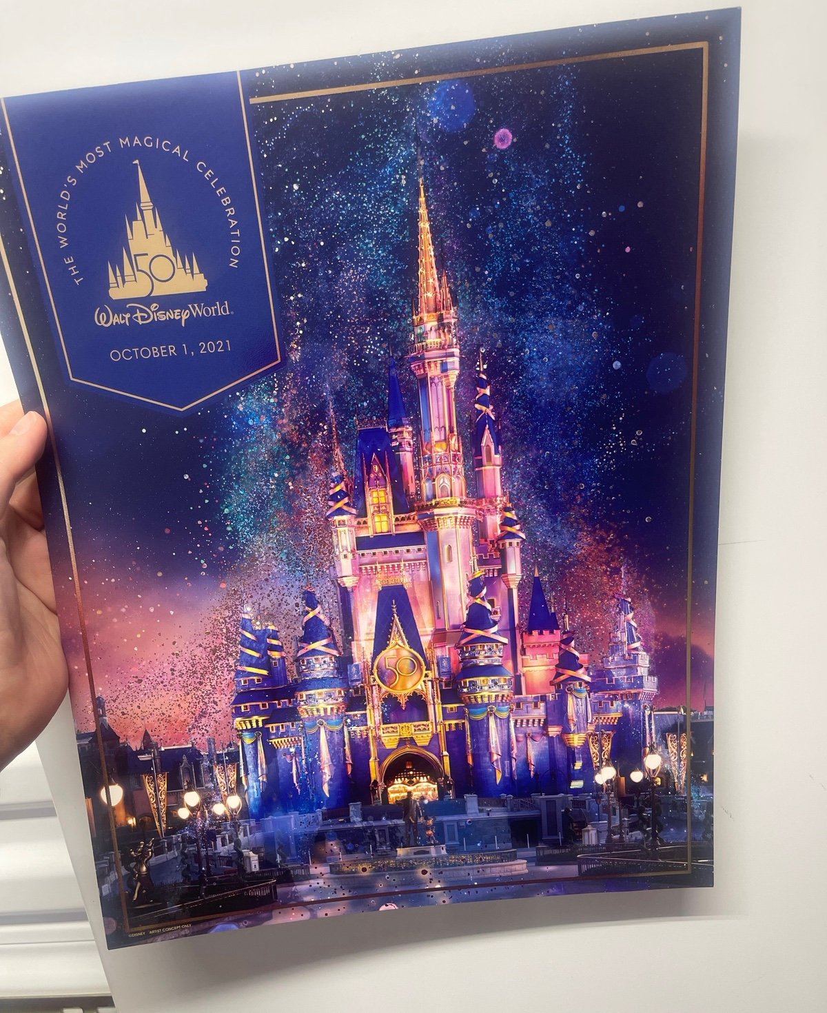 Disney World 50th Anniversary Print