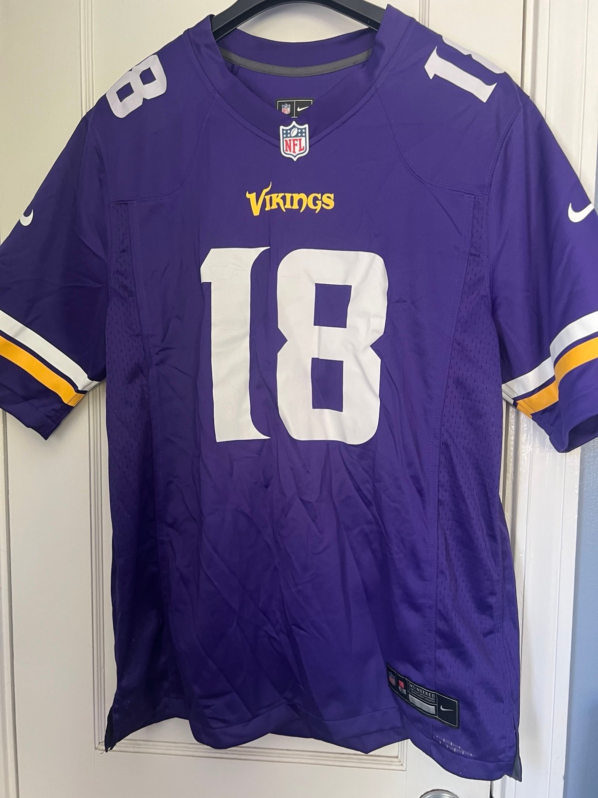 Justin Jefferson Minnesota Vikings Nike Player Game Jersey - Purple