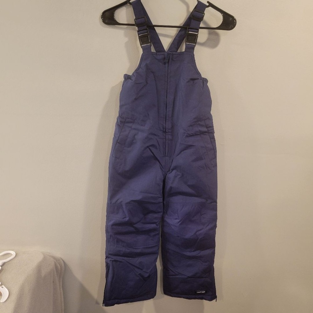 Lands End Kids Squall Waterproof Ski Insulated Iron Knee Snow Pants Size 6