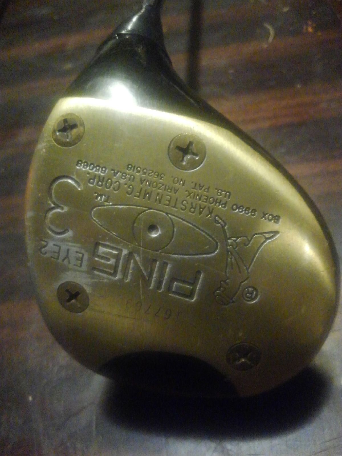 Vintage ping eye 2 number 3 wood ball an
