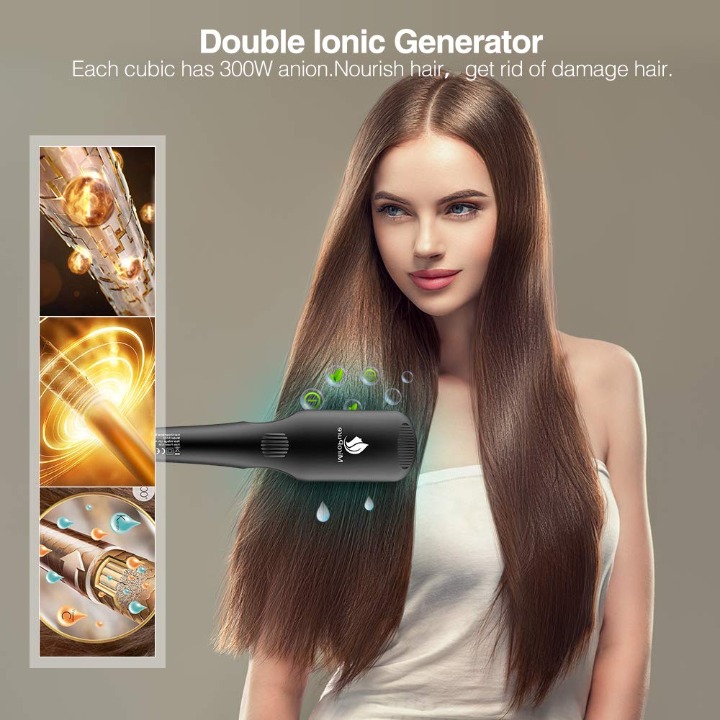 miropure hair straightener brush review