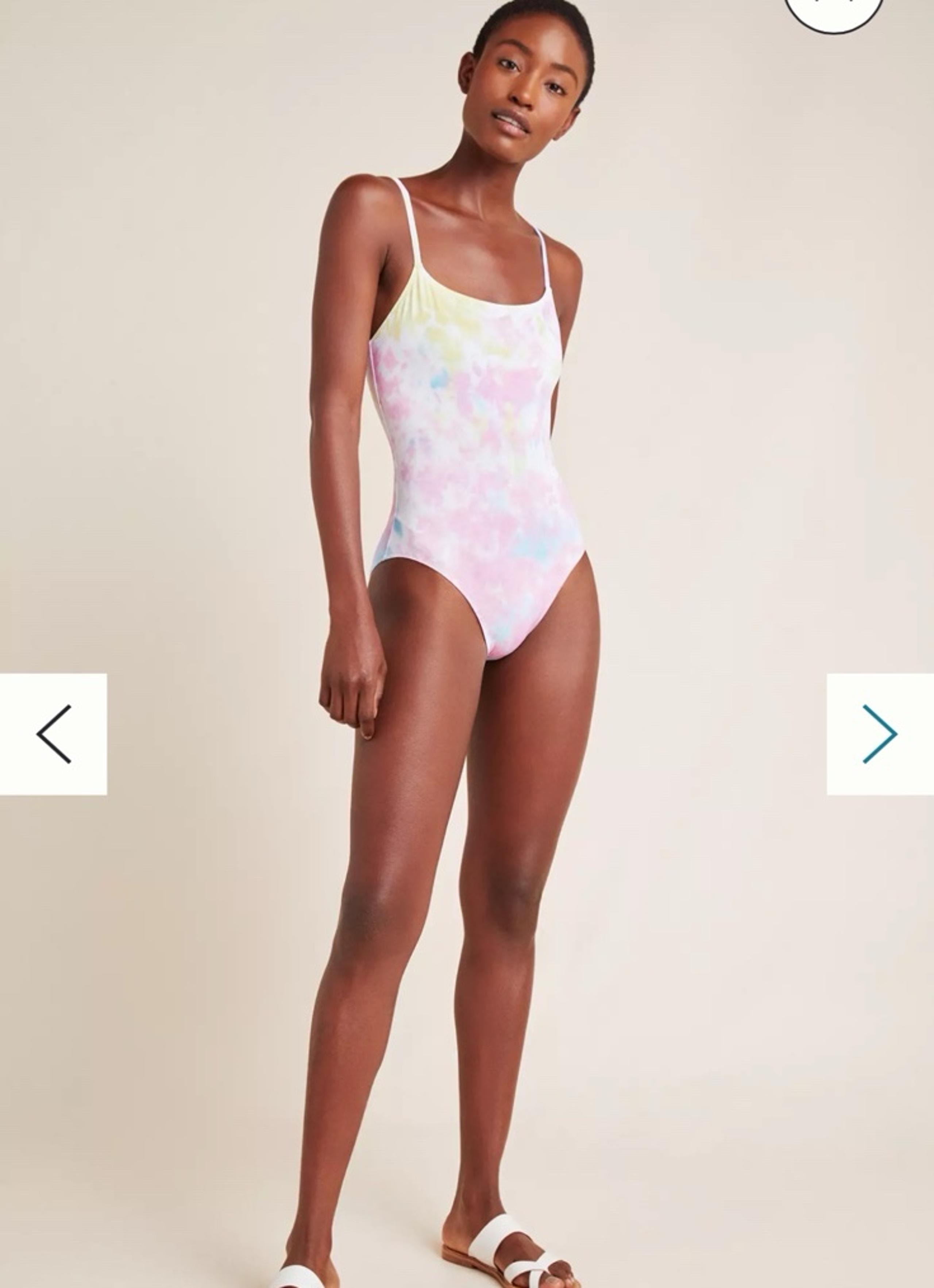 Anthropologie Solid & Striped Nina Tie-Dyed One-Piece Swimsuit Women’s Size M