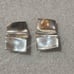 Vintage 1980s Sidney Carron French Modernist Clip-On Earrings