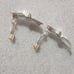 Vintage 1980s Sidney Carron French Modernist Clip-On Earrings