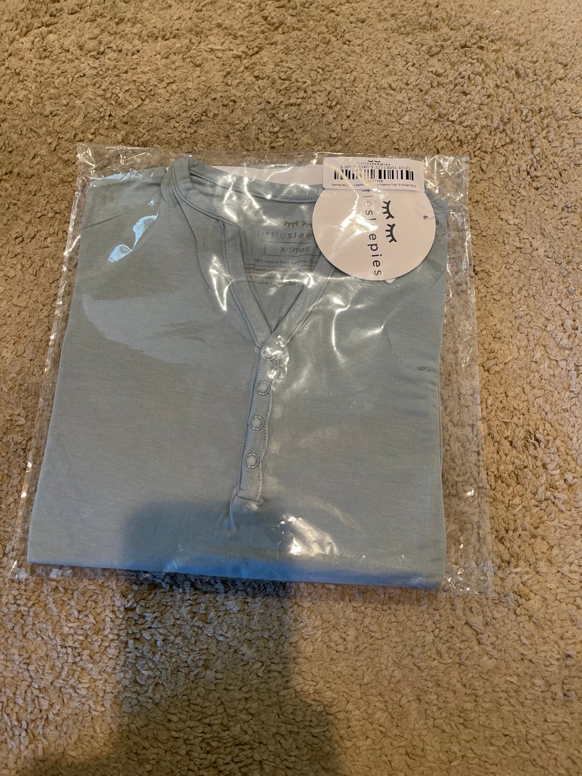 Long sleeve pajama top