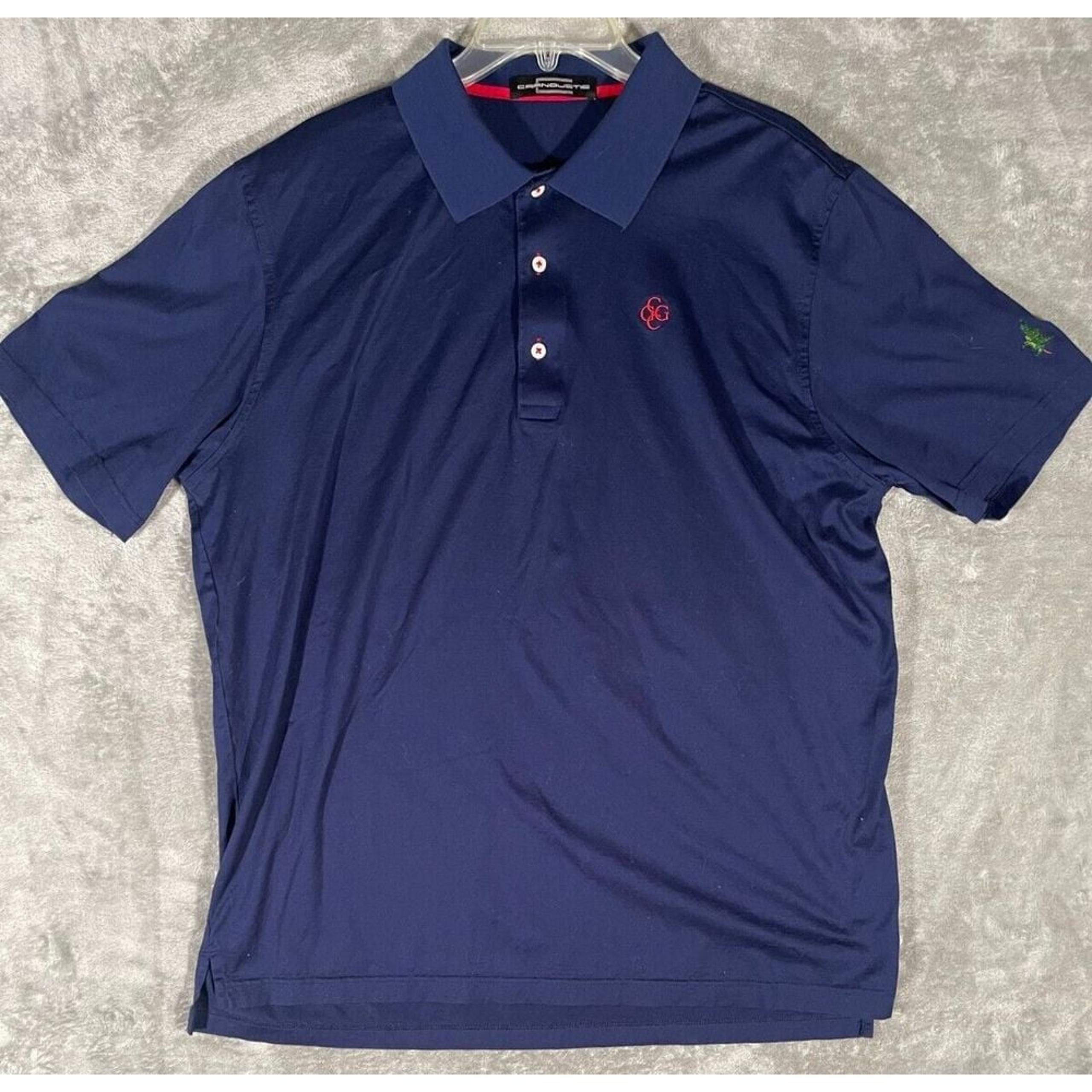 CARNOUSTIE Shirt Mens Extra Large XL Blue Short Sleeve Polo