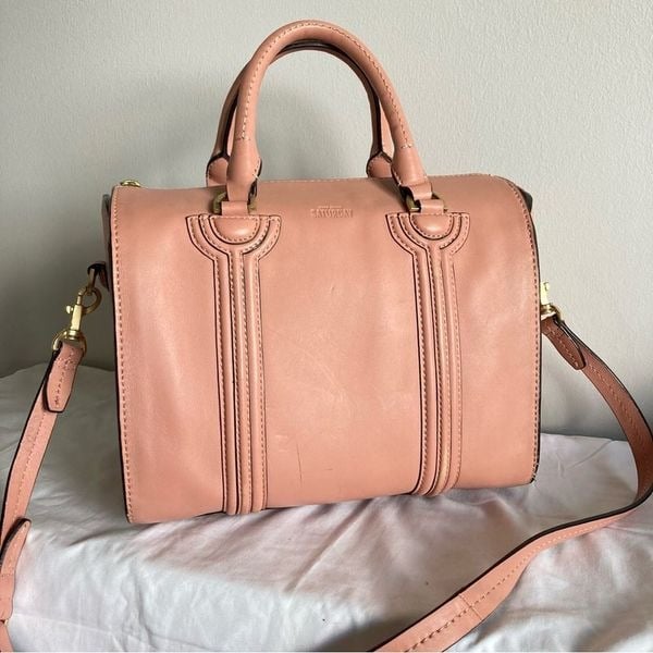 KATE SPADE Pale Pink Saturday Boston Leila Speedy Satchel Tote Handbag