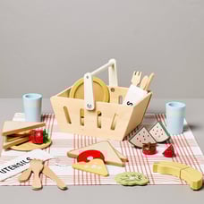 Hearth and Hand Wooden Toy Picnic Set