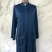 Vintage Vassarette Long Nylon Robe Housecoat Long Sleeve Lightweight Blue USA