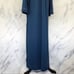 Vintage Vassarette Long Nylon Robe Housecoat Long Sleeve Lightweight Blue USA