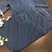 Vintage Vassarette Long Nylon Robe Housecoat Long Sleeve Lightweight Blue USA
