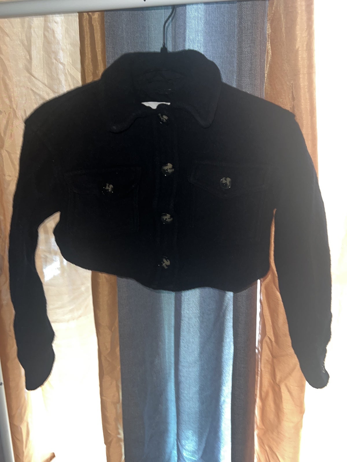 Aritzia The Ganna Cropped Shirt Jacket