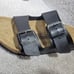Birkenstock Arizona Unisex Size EU 42 US L11M9 Black Birko-flor Slide Sandals.