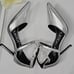 Calvin Klein Dantel Metallic Silver Pumps Closed Pointed Toe Size 7 M NEW