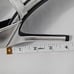 Calvin Klein Dantel Metallic Silver Pumps Closed Pointed Toe Size 7 M NEW