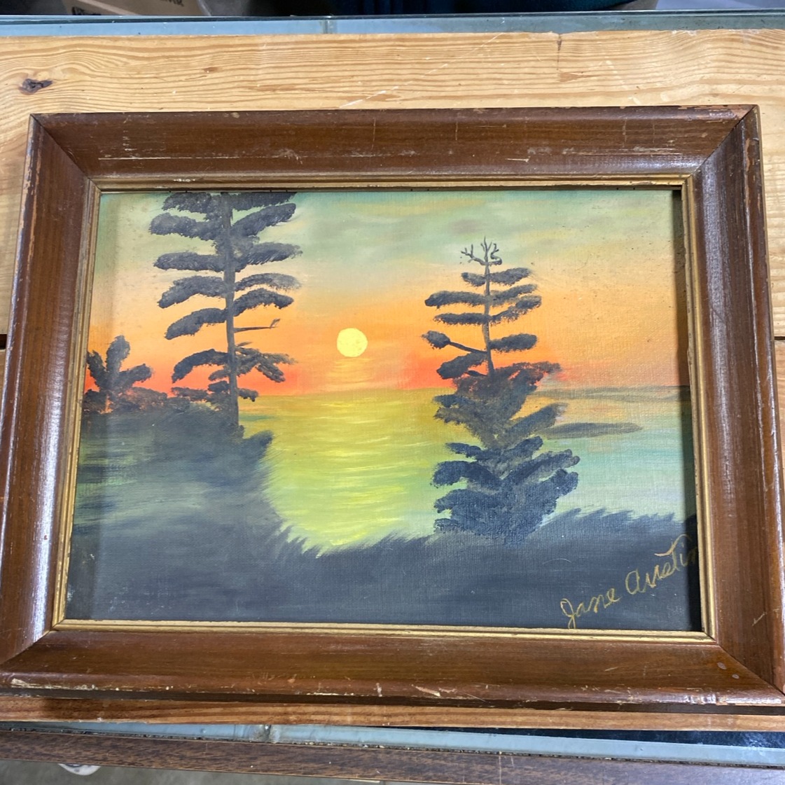 Vintage Jane Austin Painting