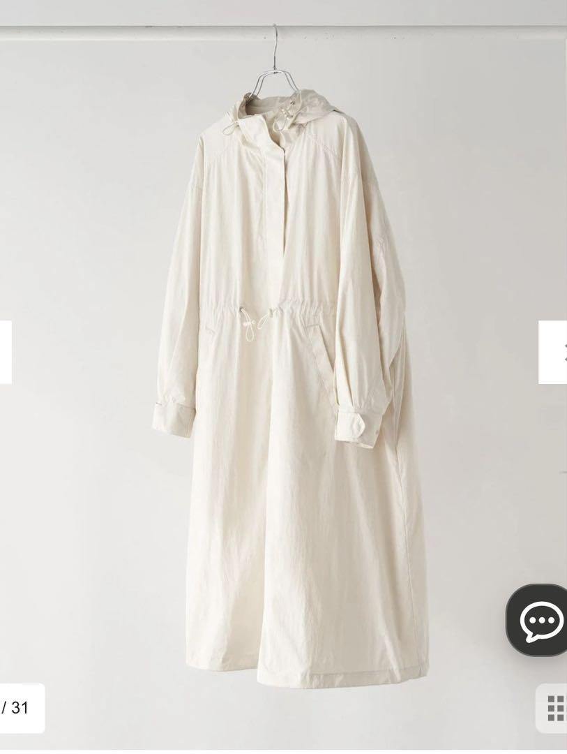 earth music&ecology Ecru Long Coat