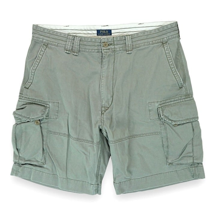 Polo Ralph Lauren Green Cargo Classic Polo Chino Shorts Size 40 W206780