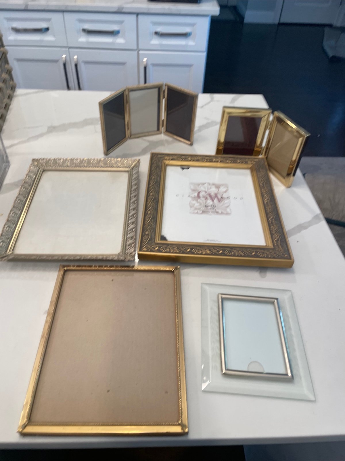 LOT OF 6 PICTURE FRAMES-Different Size, Style and Finish