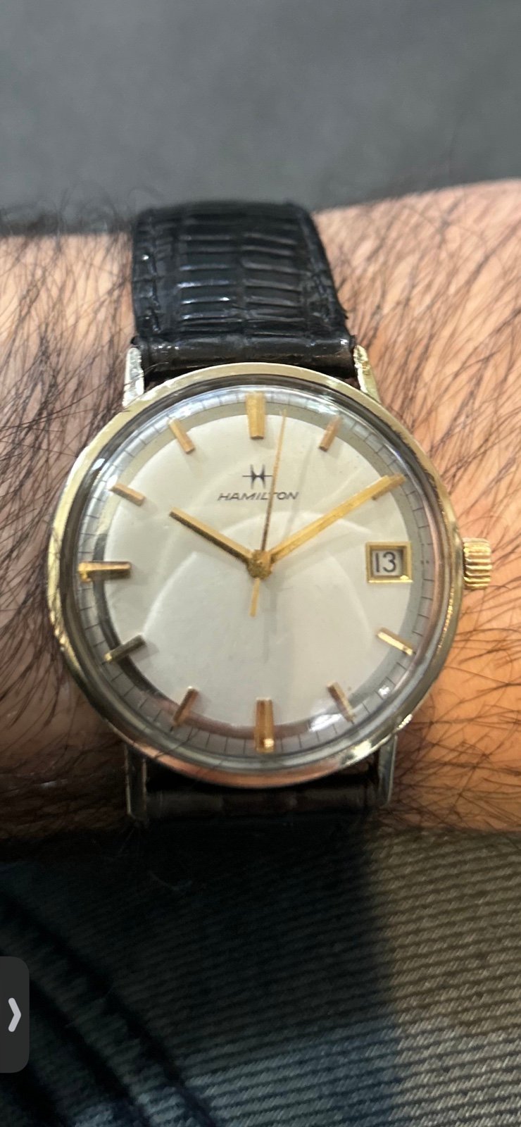 Vintage 10K Gold Hamilton