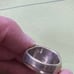 Sterling silver and gold highlights black men ring
