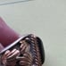 Sterling silver and gold highlights black men ring