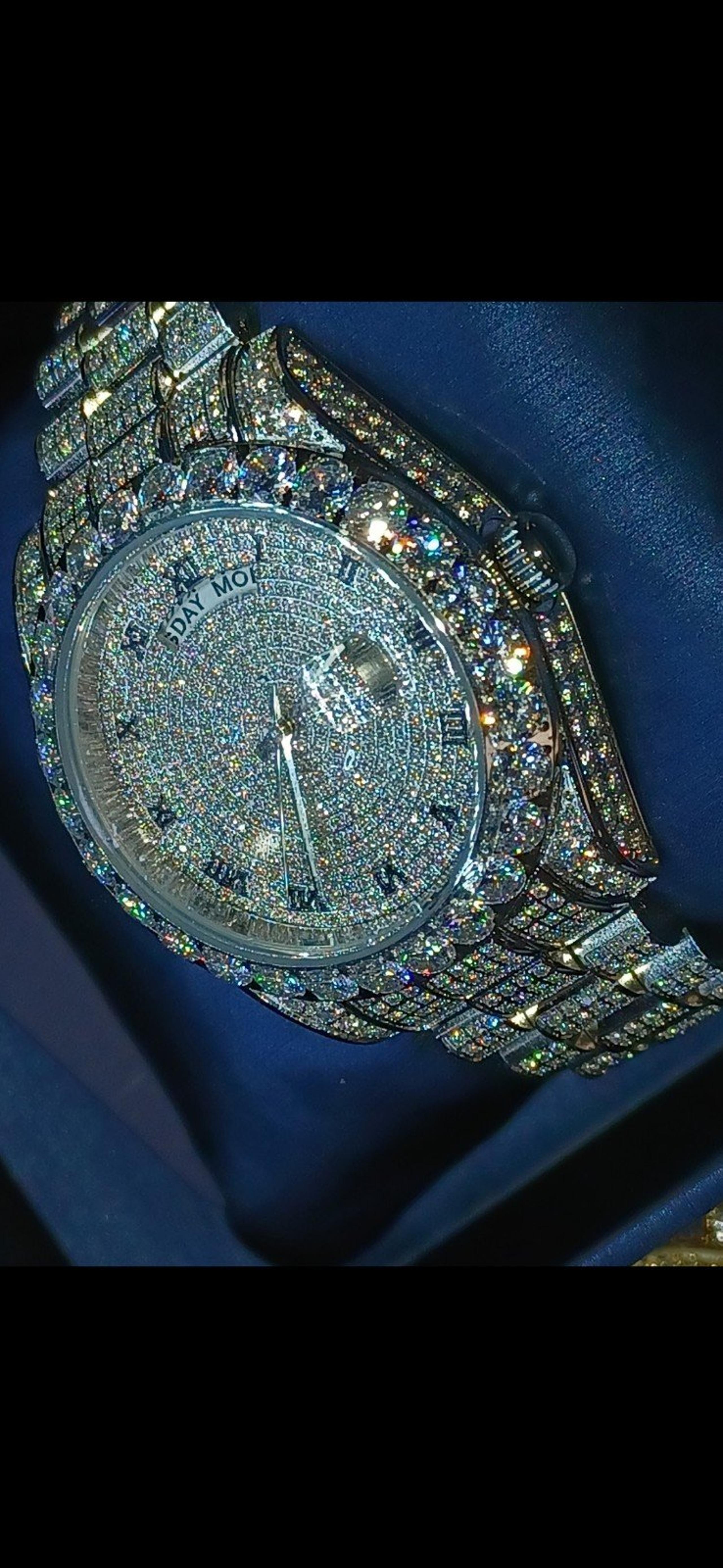 Hip hop Presidential  bust down watches vvs iced out