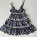 Victoria’s Secret 100% silk sun dress slip dress blue and white floral small