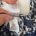 Victoria’s Secret 100% silk sun dress slip dress blue and white floral small