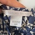 Victoria’s Secret 100% silk sun dress slip dress blue and white floral small