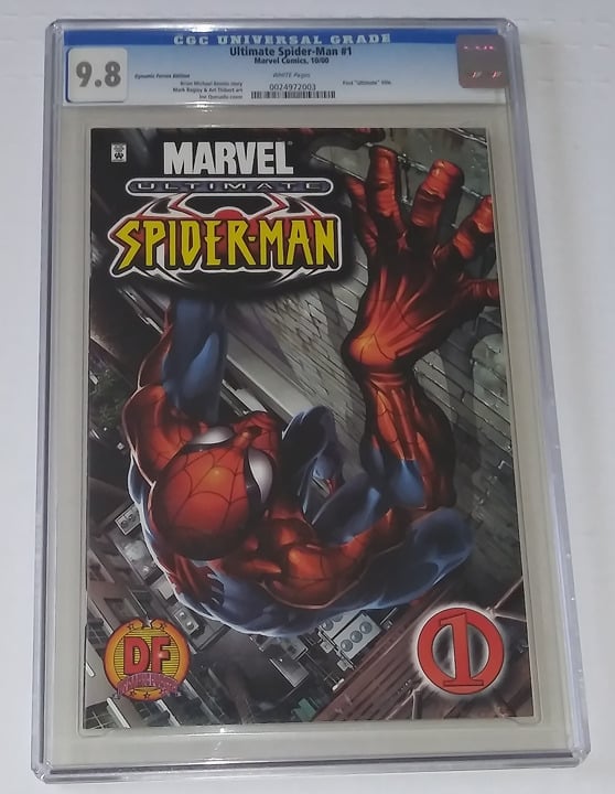 Ultimate Spider-Man #1 CGC 9.8 Variant Dynamic Forces 10/2000