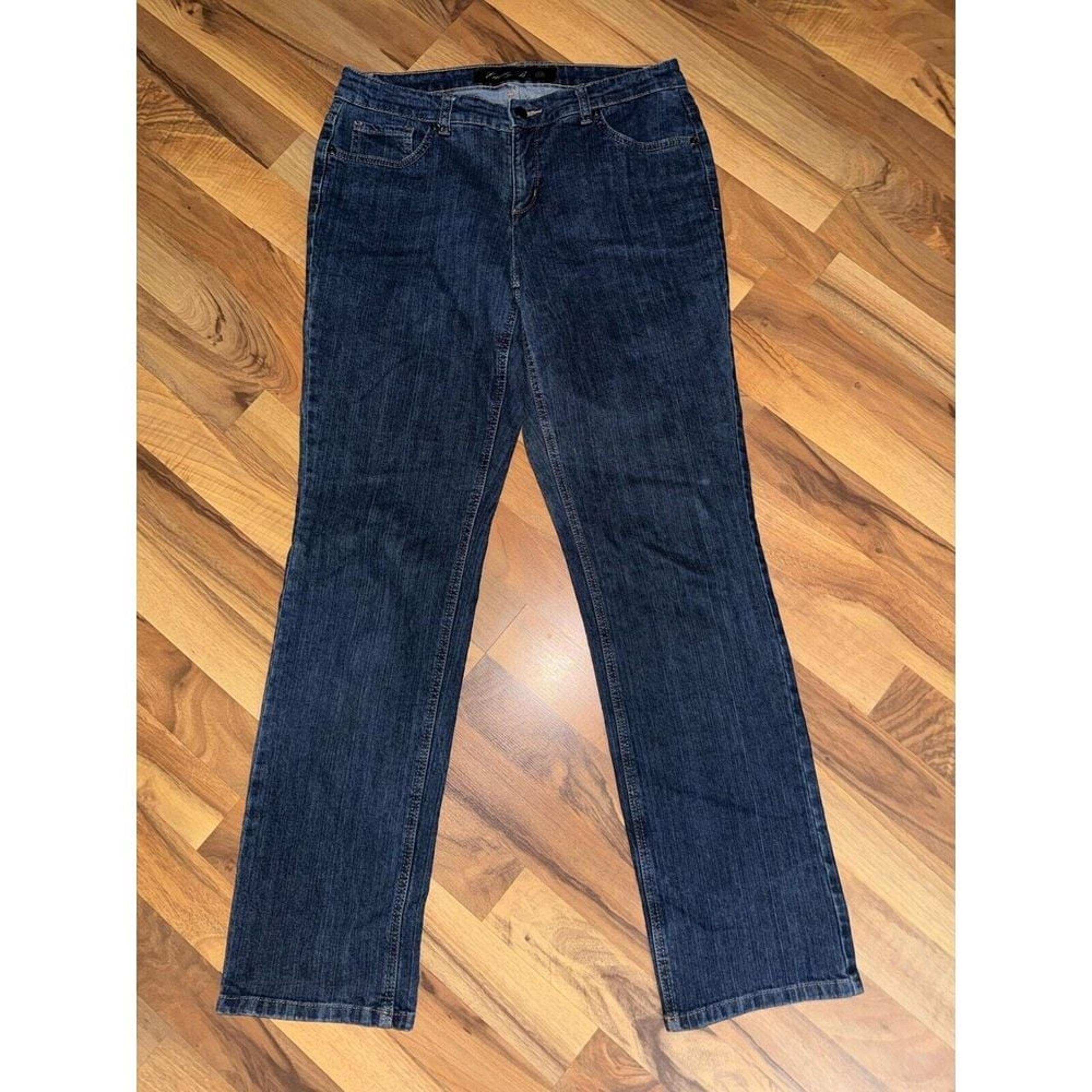 Emily B Stretch Blue Jeans Women's Size 12 36 X 32